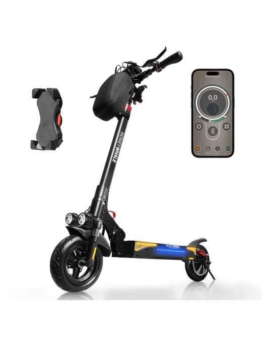 HONEY WHALE ELECTRIC SCOOTER T4b OFF ROAD ALL TERRAIN TIRE CLIMBING ABILITY