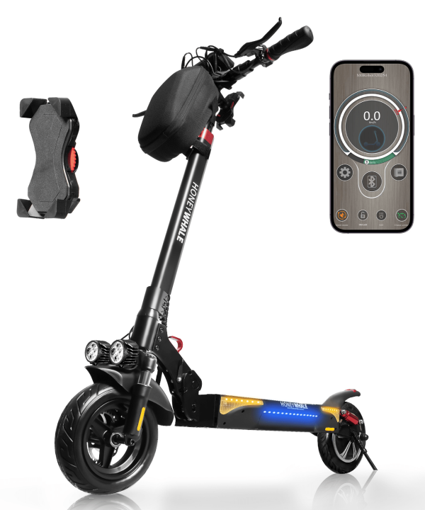HONEY WHALE ELECTRIC SCOOTER T4b OFF ROAD ALL TERRAIN TIRE CLIMBING ABILITY
