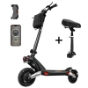 Off-Road-Strong Climbing Ability-1900W Dual Motor-62KM/H-10″ All-Terrain Tubeless Tire-Removable Seat-Electric Scooter T8