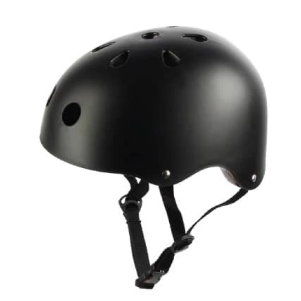Casco Ajustable Scooter Bicicleta Máxima Protección Negro