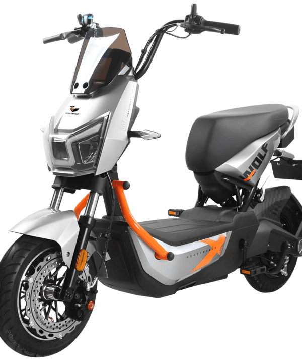Honey Whale ZL Electric Bike Grey/Orange