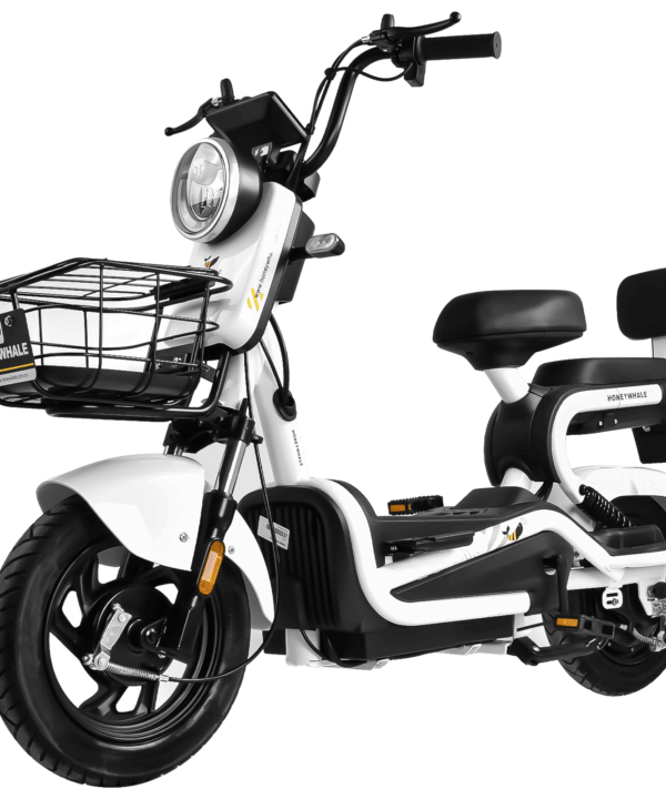 Honey Whale Moped KC White