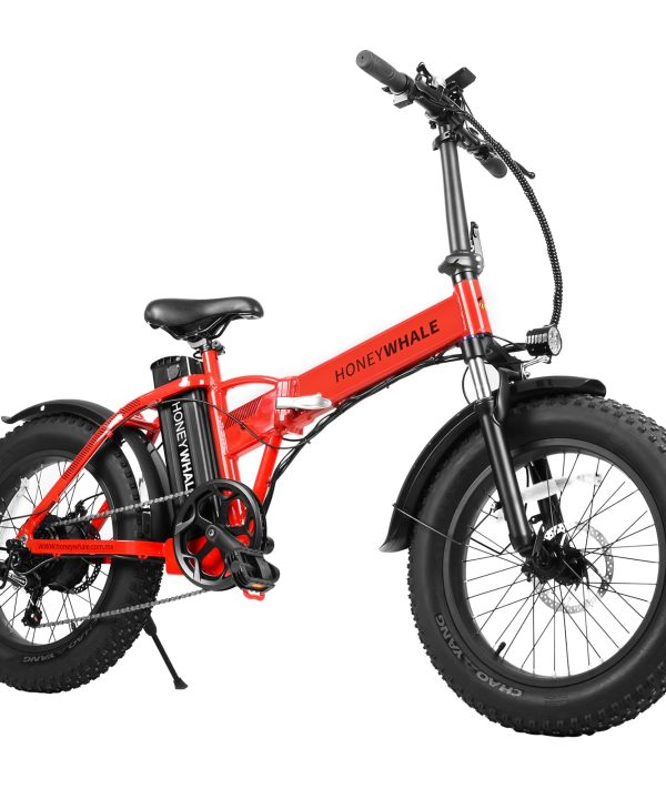 f6pro-bicicleta electrica-honeywhale-rojo (1)