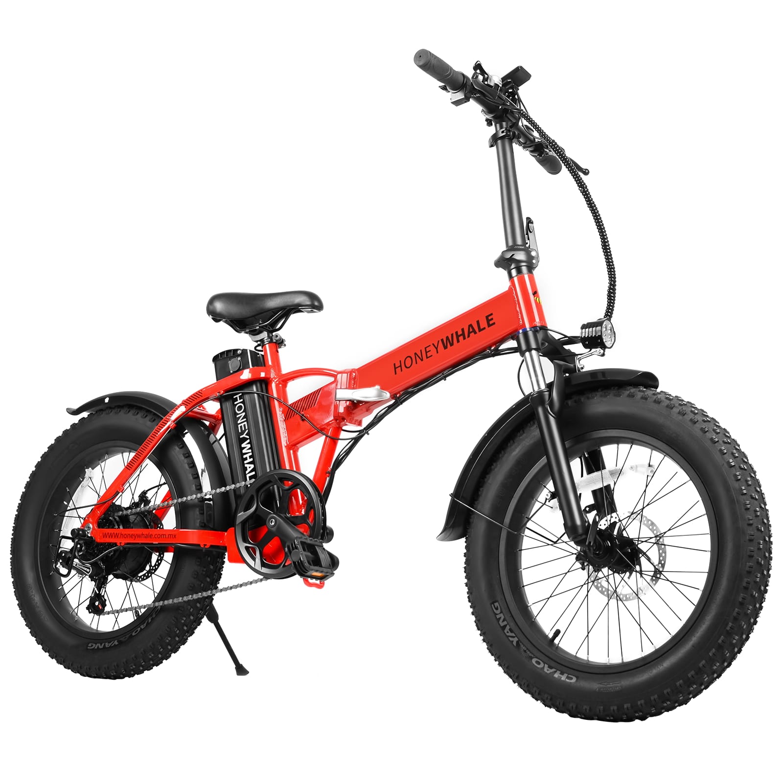 f6pro-bicicleta electrica-honeywhale-rojo (1)