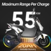 HONEY WHALE ELECTIRC MOPED ZL 20ah battery long range