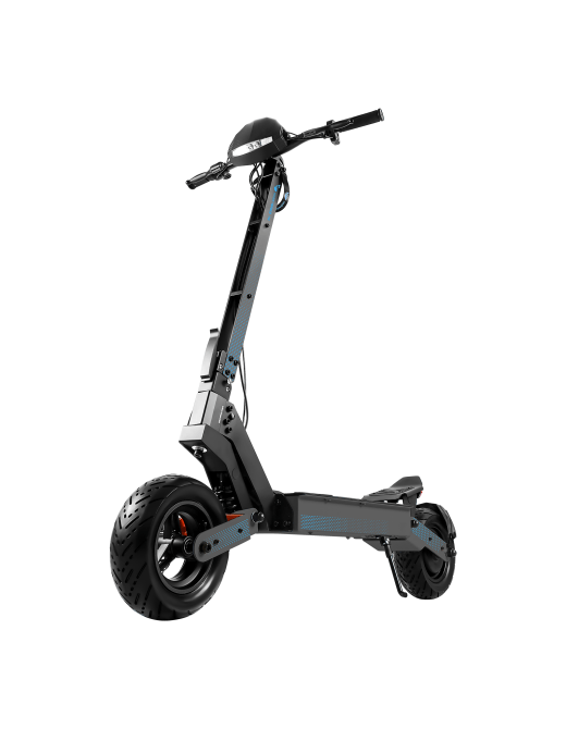 75KM-2400W-Touch Screen-70KM/H-11″ Tubeless Tire-Key Lock-Off-Road-Electric Scooter H4