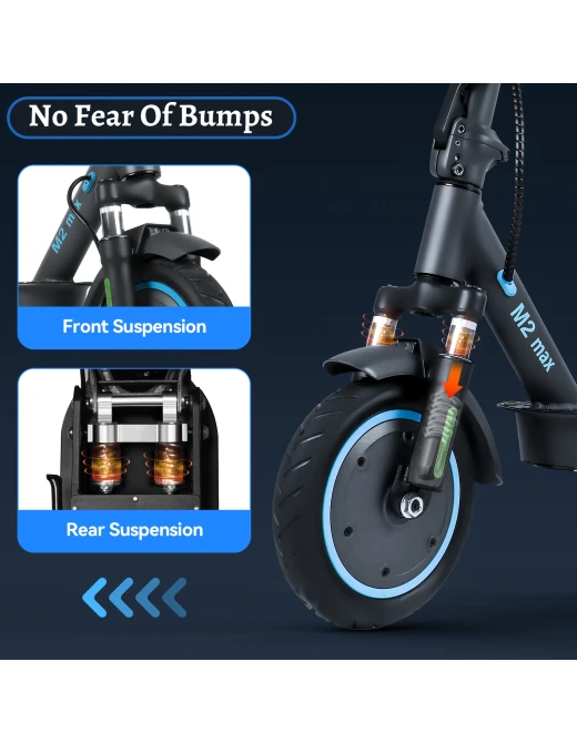 HONEY WHALE ELECTRIC SCOOTER DUAL SUSPENSION M2 MAX