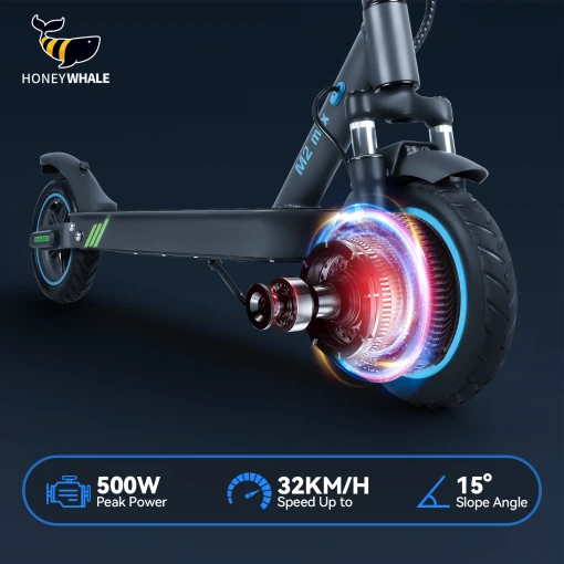 HONEY WHALE ELECTRIC SCOOTER DUAL SUSPENSION M2 MAX