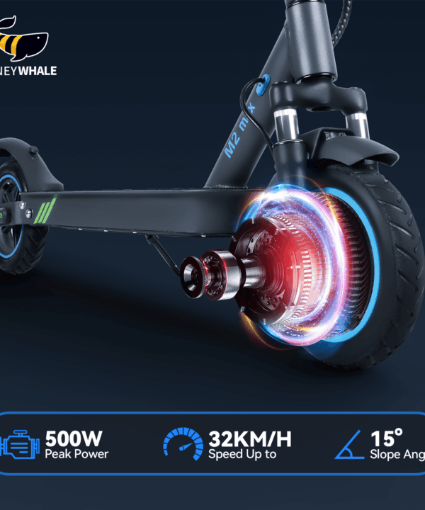 HONEY WHALE ELECTRIC SCOOTER DUAL SUSPENSION M2 MAX