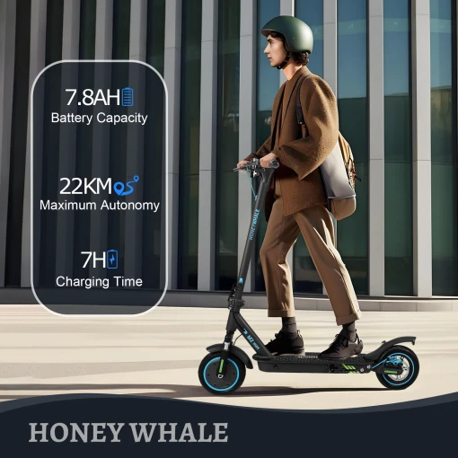 HONEY WHALE ELECTRIC SCOOTER DUAL SUSPENSION M2 MAX