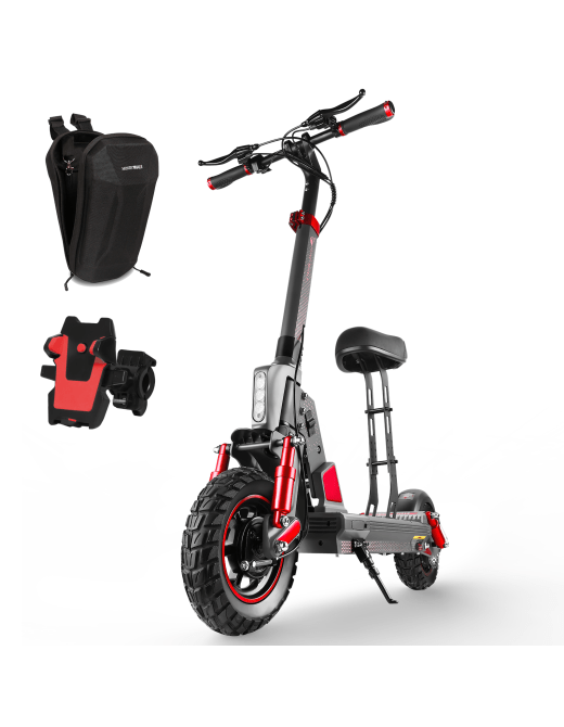 45KM-980W- Off-Road-Removal Seat- Folding Electric-Scooter C1 Pro