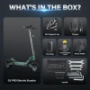Strong Climbing Ability-1200W-50KM/H-Up to 50KM-10″ All-terrain Tires-Superior Suspension System-Electric Scooter G2 PRO