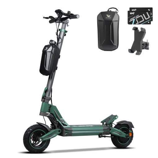 Strong Climbing Ability-1200W-50KM/H-Up to 50KM-10" All-terrain Tires-Superior Suspension System-Electric Scooter G2 PRO