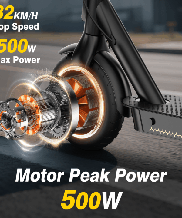 32KM/H-Up to 25KM-Spring Suspension-Electric Scooter E9T