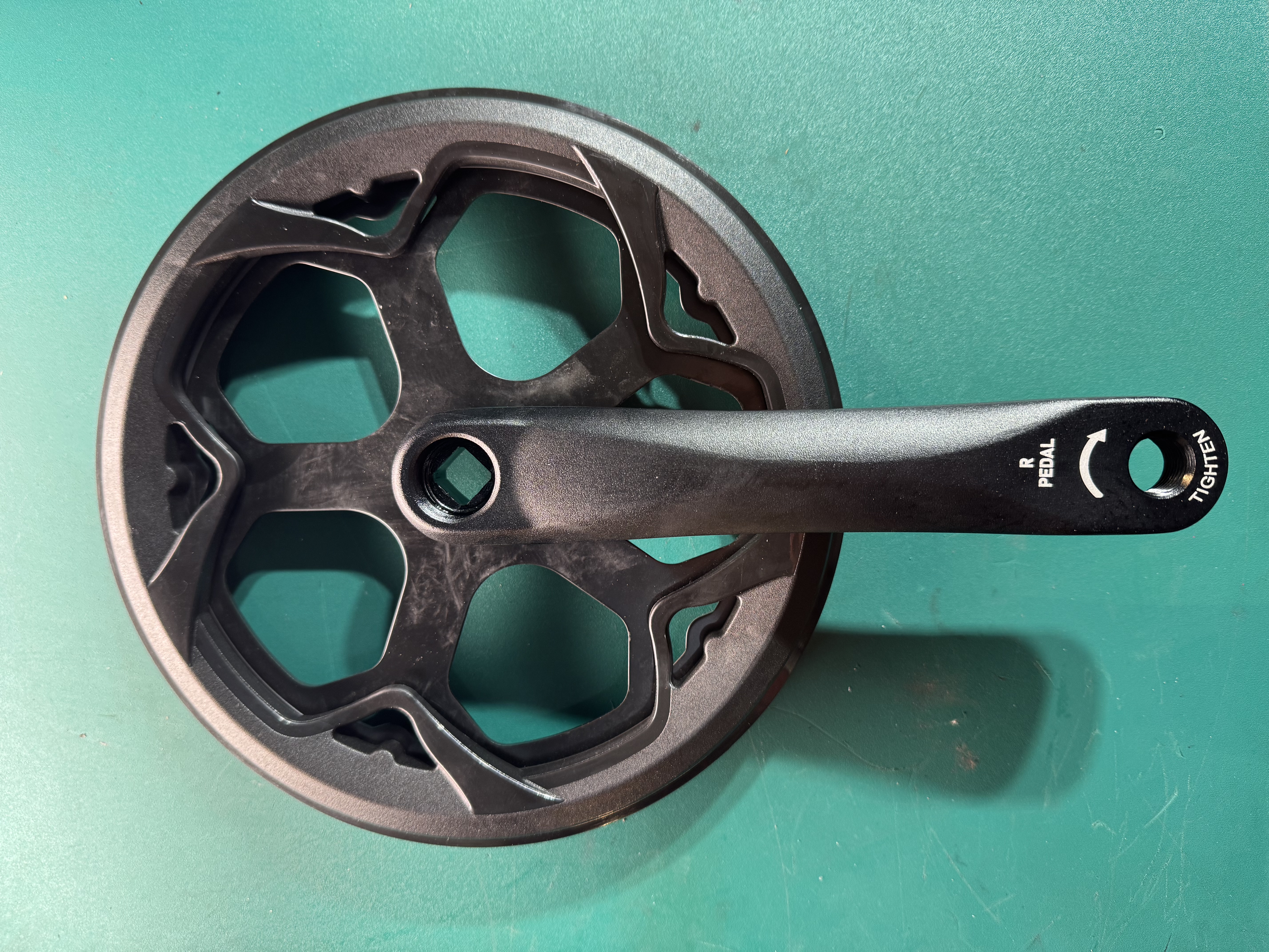 K6/K7  right crank arm with chainring